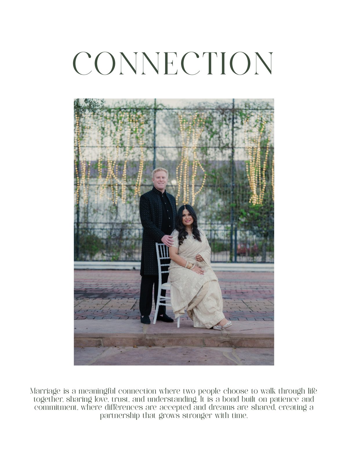 An editorial page titled Connection